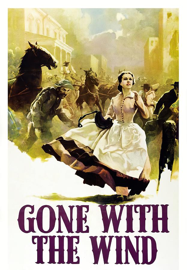 Gone With the Wind, 1939 - art by Armando Seguso Mixed Media by Stars on Art