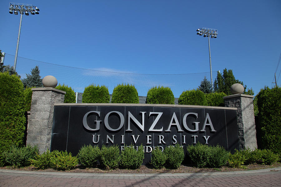 Gonzaga University sign Photograph by Eldon McGraw