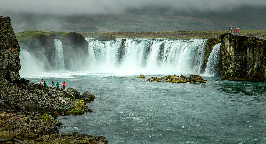 Nature Photograph - Gooafoss Falls, Iceland by Mark Coran