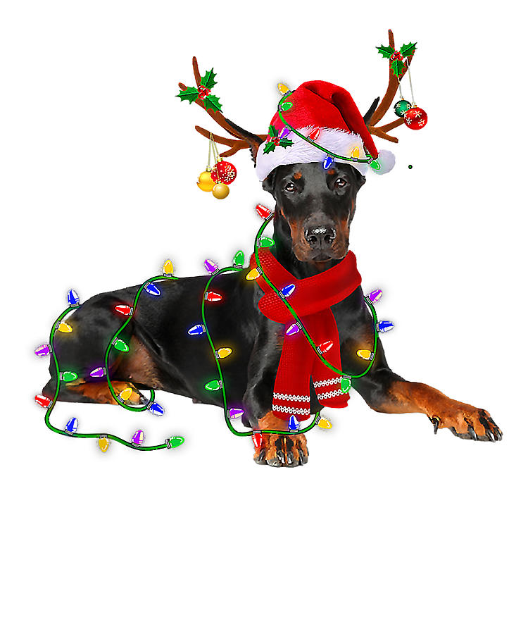 Doberman christmas outlet jumper