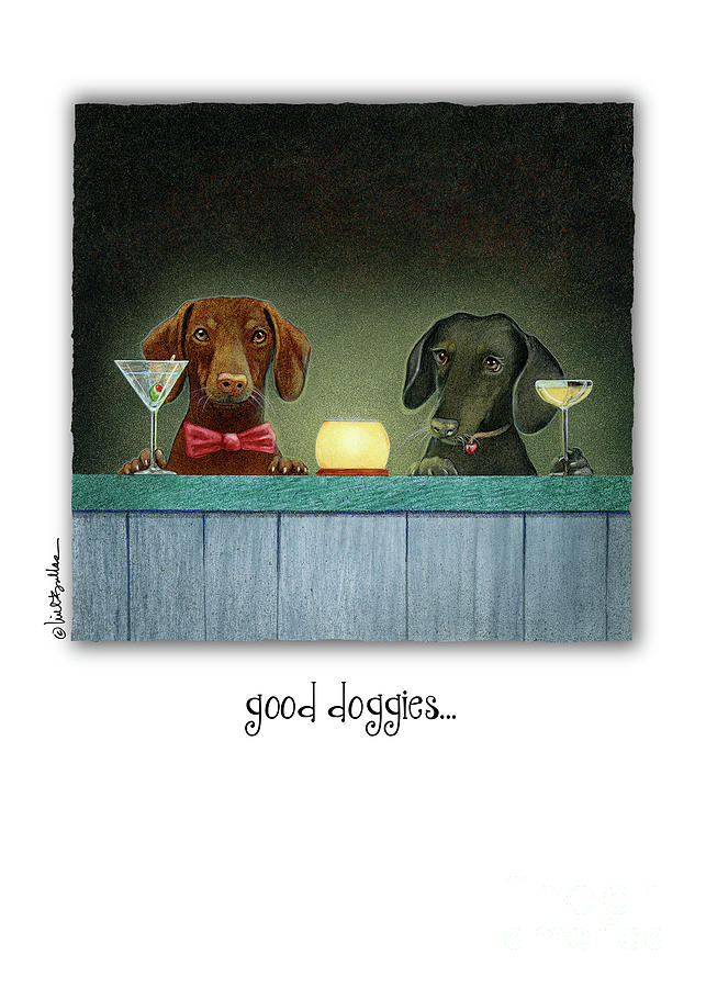 Good Doggies... Painting by Will Bullas