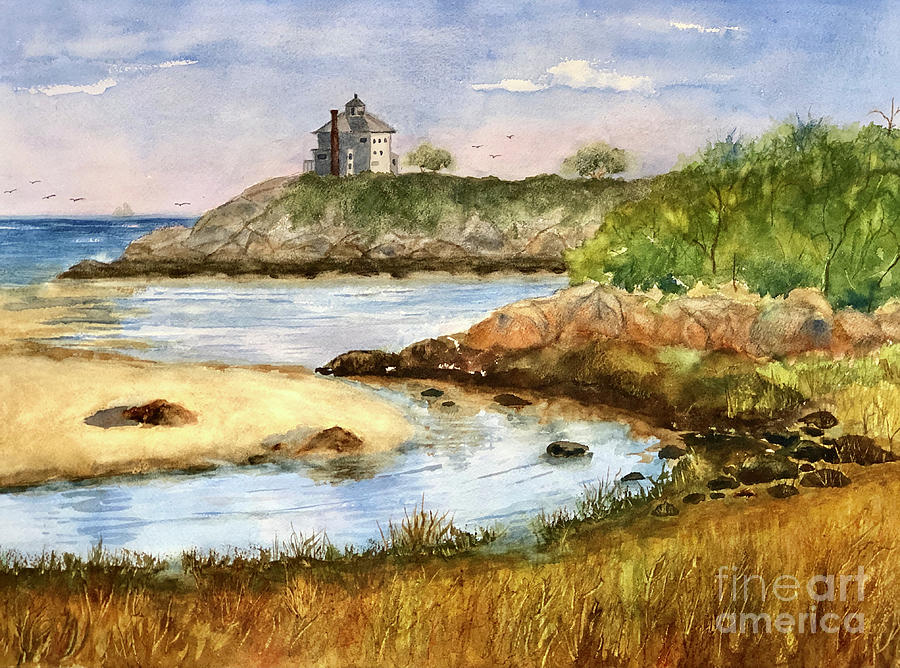Good Harbor Creek  Painting by Kathryn G Roberts