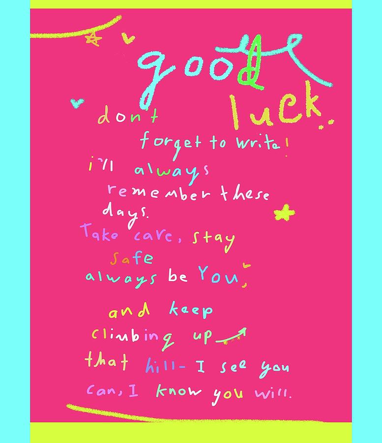 Good Luck Drawing by Ashley Rice