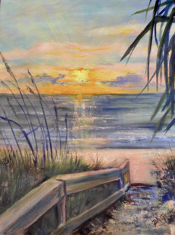 #545 Good Morning, Vero Beach #545 Painting by Barbara Hammett Glover