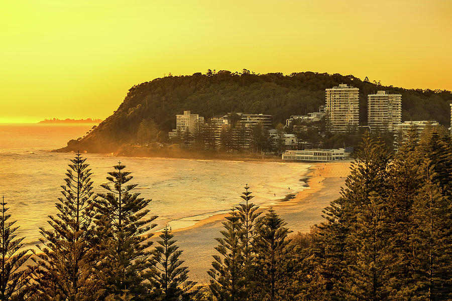 Australian Beaches Photograph - Good Morning Burleigh Heads by Az Jackson