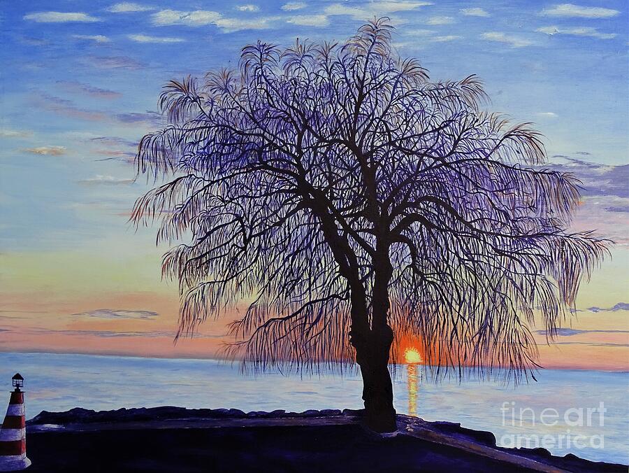 Good Morning from Rochester, NY Painting by Lisa Rose Musselwhite