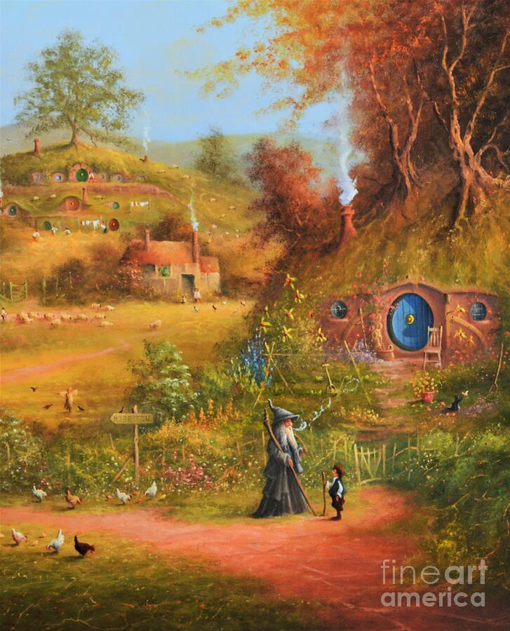 The Lord Of The Rings Painting - Good Morning  by Joe Gilronan