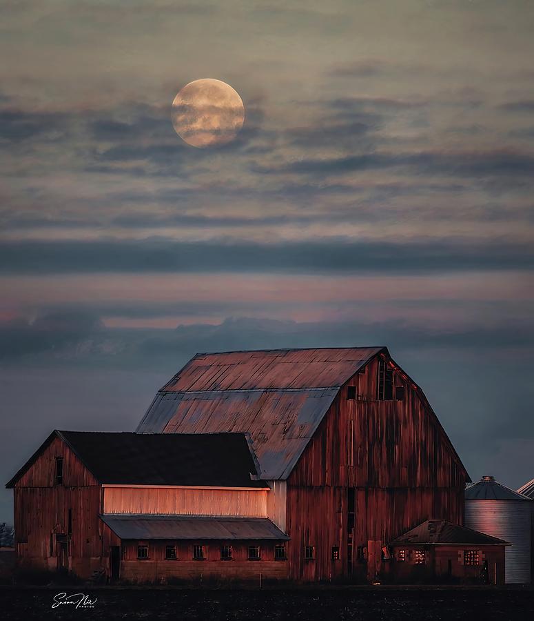 Good morning moon Photograph by Susan Nix - Fine Art America