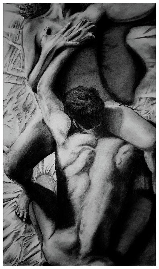 Erotic Drawing - Good Morning by Tim Brandt.