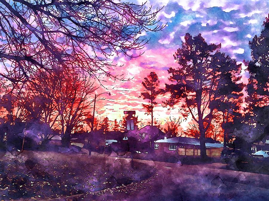 Good Morning - Watercolor filter Mixed Media by Eileen Backman