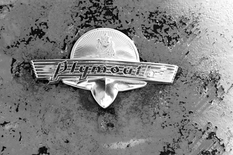 Good old Plymouth emblem Photograph by Lauren Sage