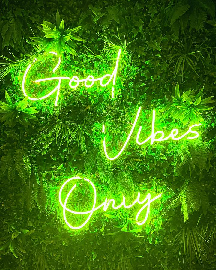 Good Vibes Only Photograph by Bill Swartwout