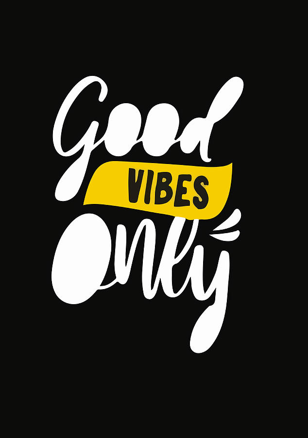 Good viibes only Poster hippie Painting by Kennedy Grace | Fine Art America