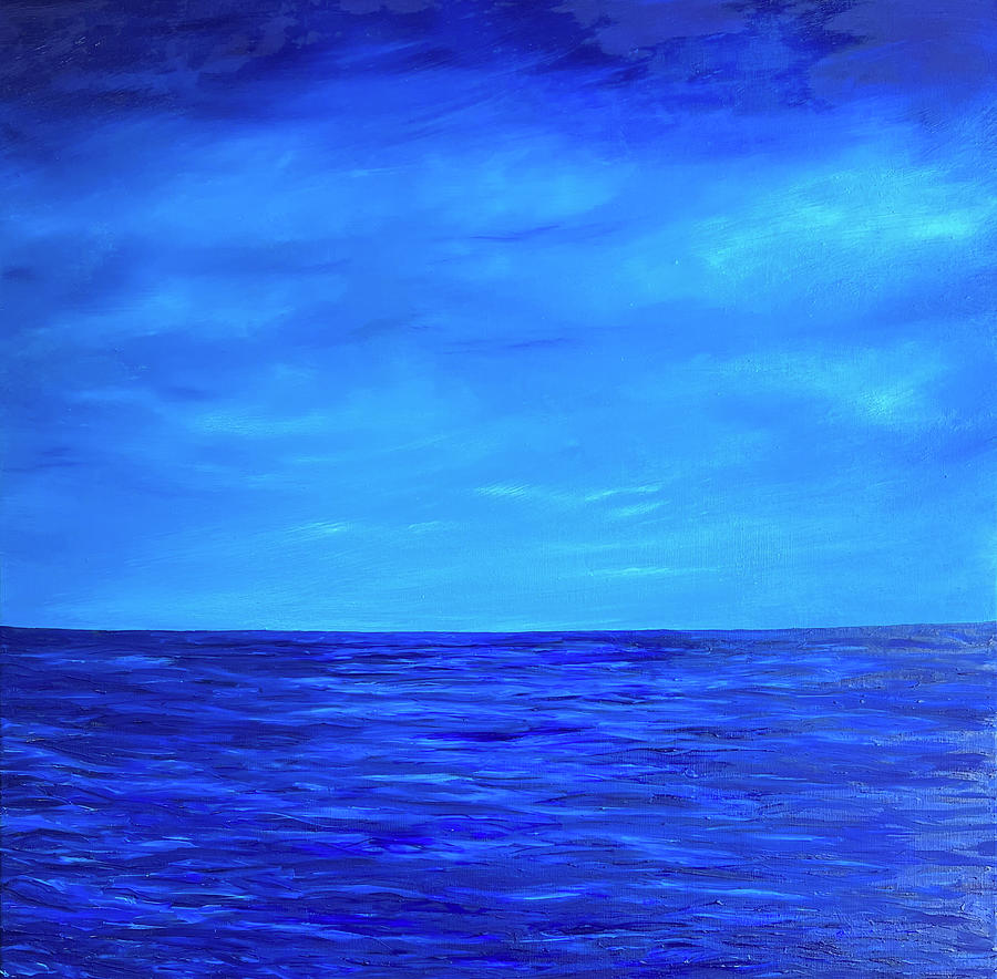 Goodbye Blue Sky Painting by Alina Deica