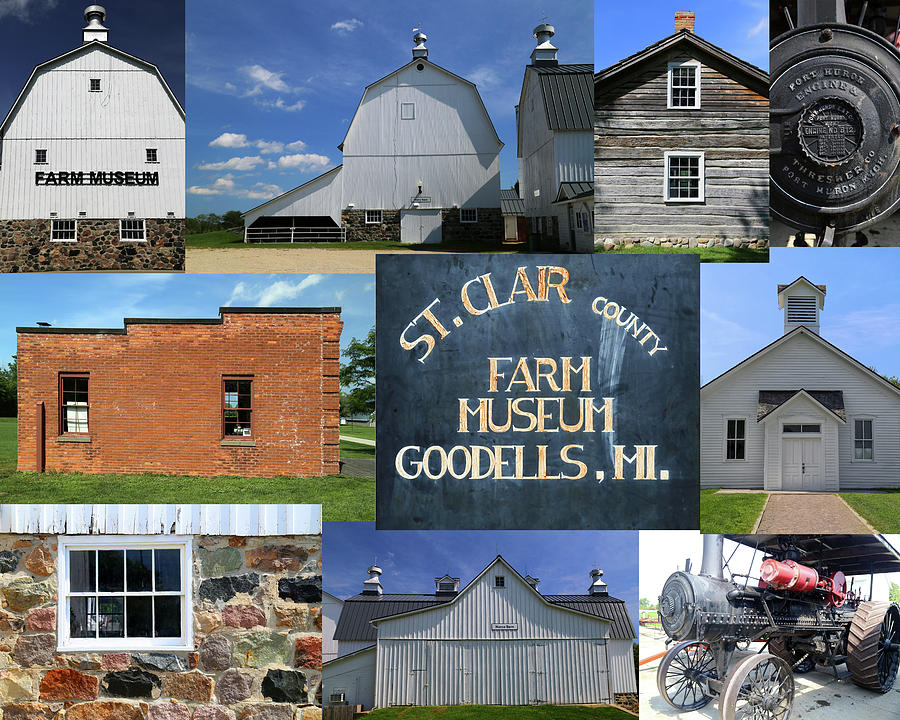 Goodells Farm Museum Collage Photograph by Mary Bedy