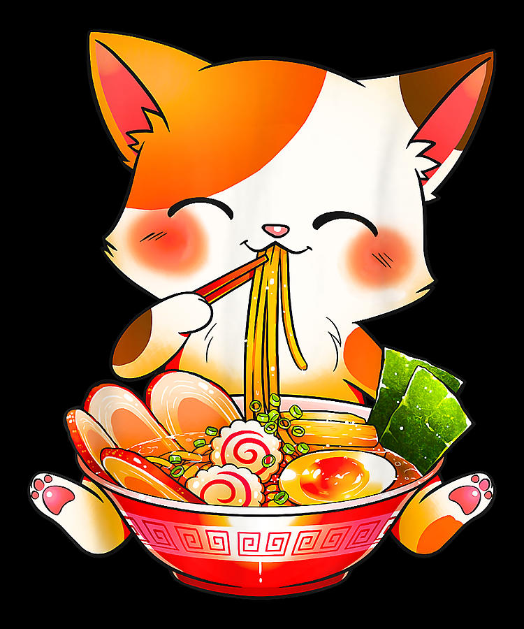 Goodness Astute Ramen Cat Neko Anime Kawaii Japanese Merch Gifts