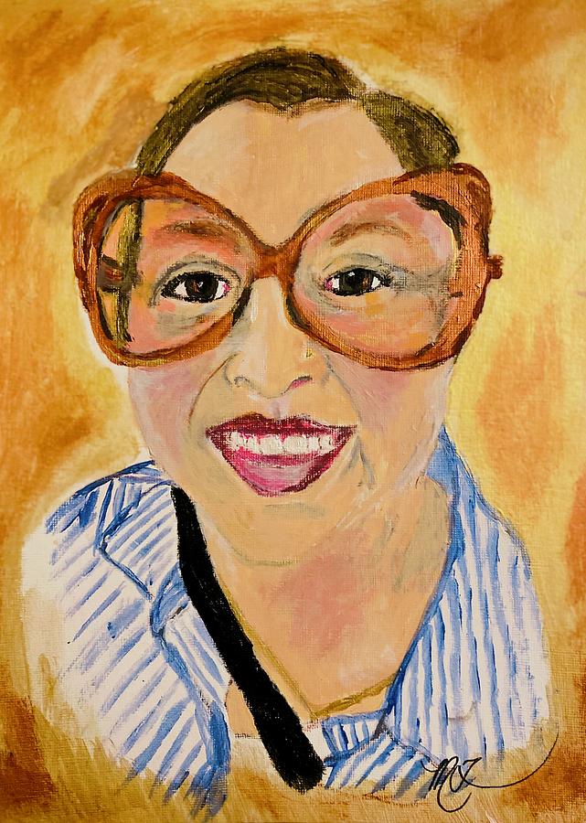 Goofy Glasses Painting by Melody Fowler