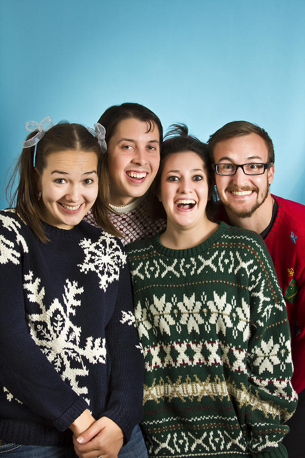 Goofy Sweater Nerds Photograph by Blindtoy99