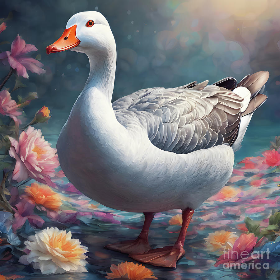 Goose 6 Digital Art by DSE Graphics