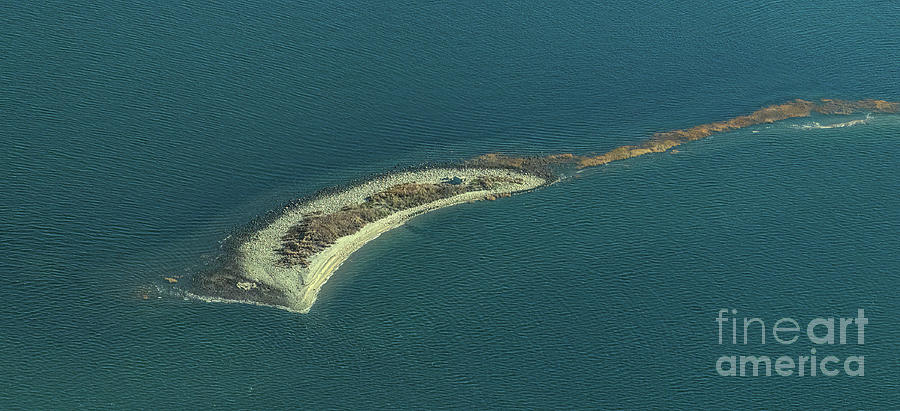 Goose Island of the Norwalk Islands Aerial View Photograph by David ...