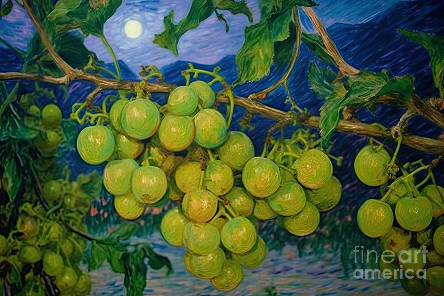 Vincent Van Gogh Painting - Gooseberries by N Akkash