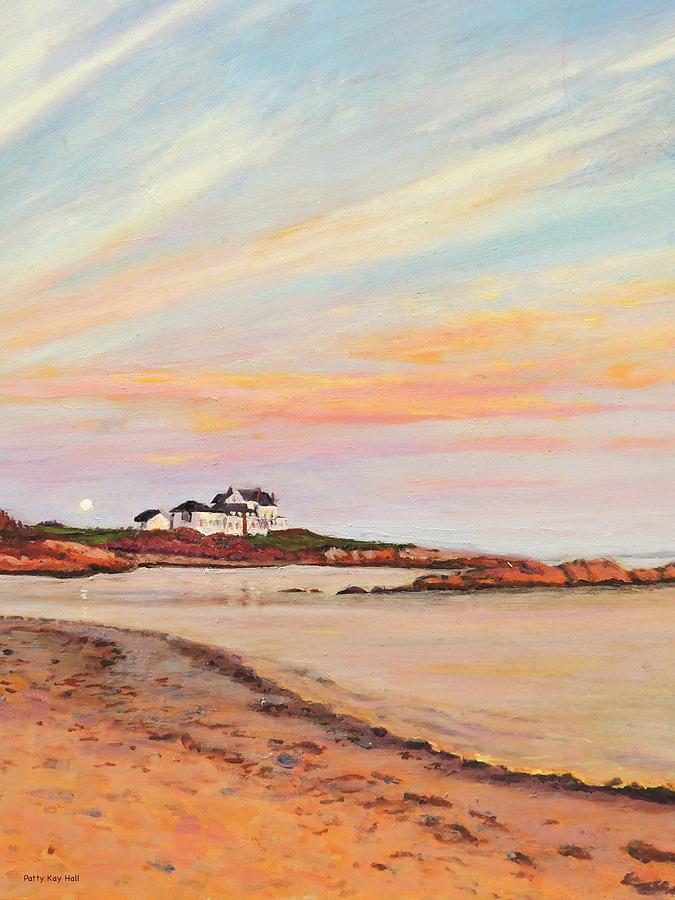Gooseberry Beach Newport RI Painting by Patty Kay Hall