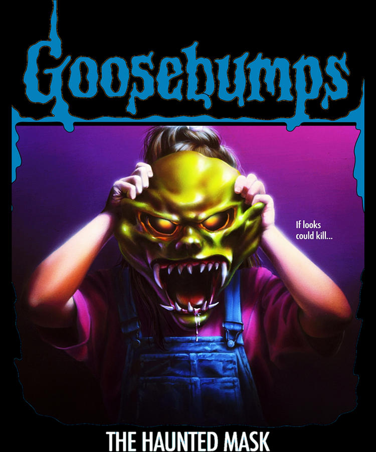 Goosebumps Mask Classic T-Shirt Painting by Saige Swaniawski | Fine Art ...