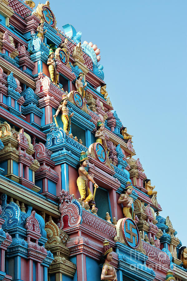 Gopuram Puttaparthi India Photograph by Tim Gainey