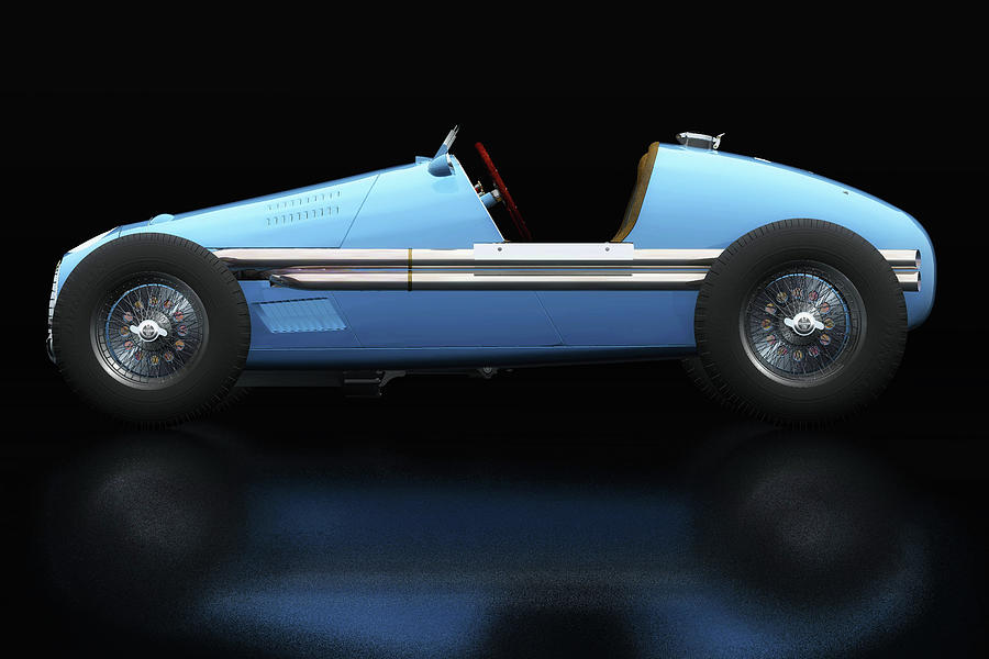 Gordini T16 Grand Prix Lateral View Photograph by Jan Keteleer
