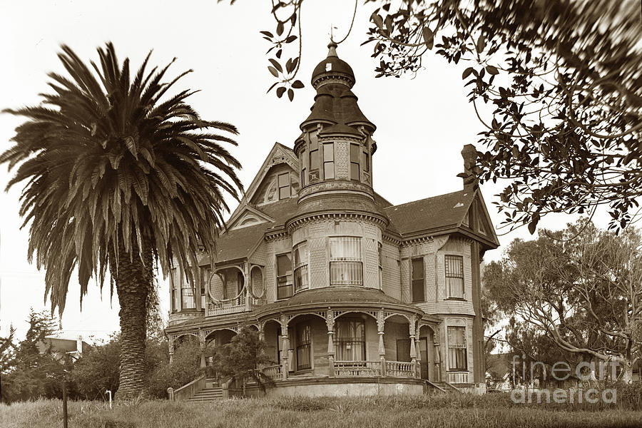 San Diego Photograph - Gordon-Clark Victorian residence in National City. Built in 1887 by Monterey County Historical Society