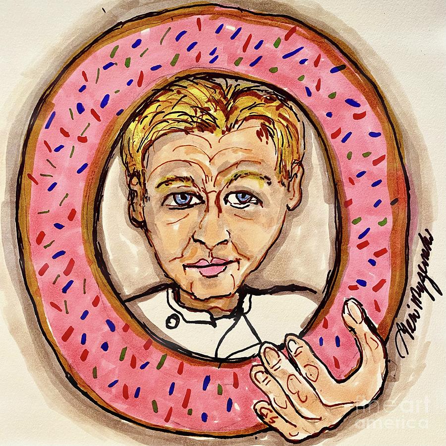 Gordon Ramsay You Big Donut Hells Kitchen Mixed Media