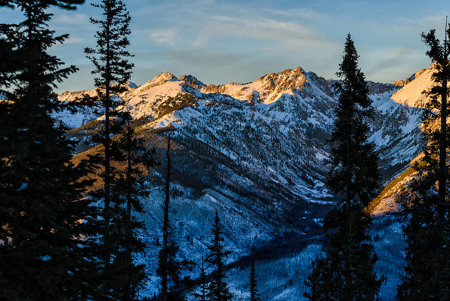 Gore Range Mountain Landscape in Winter Photograph by Adventure_Photo