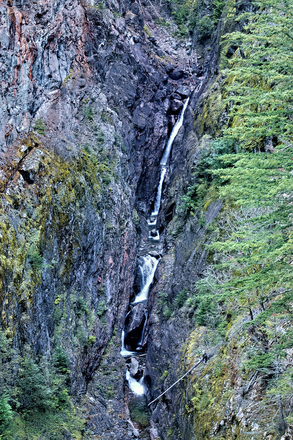 Gorge Creek Falls Northern Cascades Photograph by Cathy Anderson