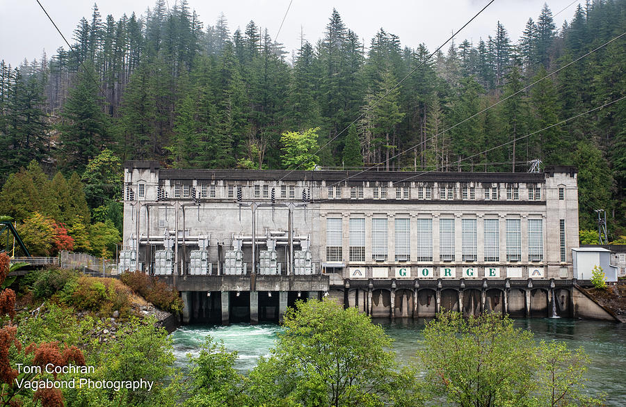 Gorge Powerhouse in Primeval North Cascades Photograph by Tom Cochran