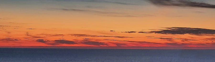 Gorgeous Sunset Above The Ocean Beautiful Lights Seascape Beach Art VI Digital Art by Irina Sztukowski