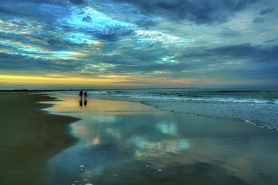 Gorgeous Sunset at Ogunquit Beach Photograph by Penny Polakoff