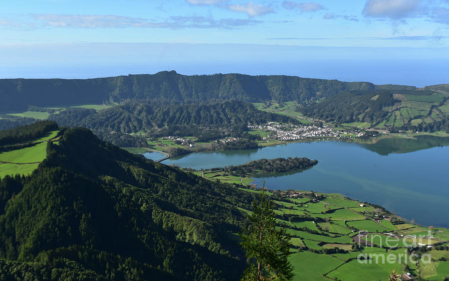 Gorgeous View of Sete Cidades Lake in the Azores Photograph by DejaVu ...