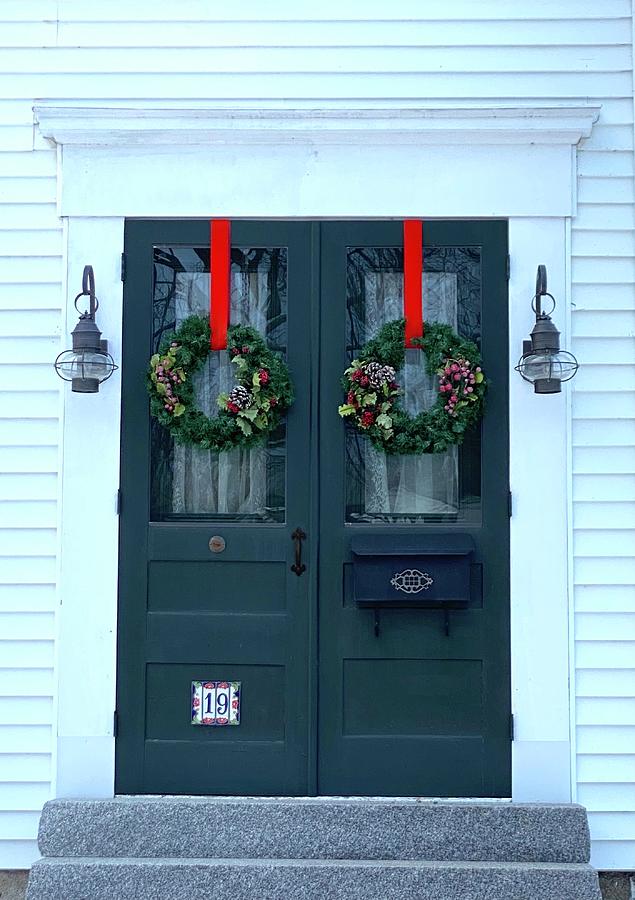 Gorham NH - Decorated Doors Photograph by Maria Trombas - Fine Art America