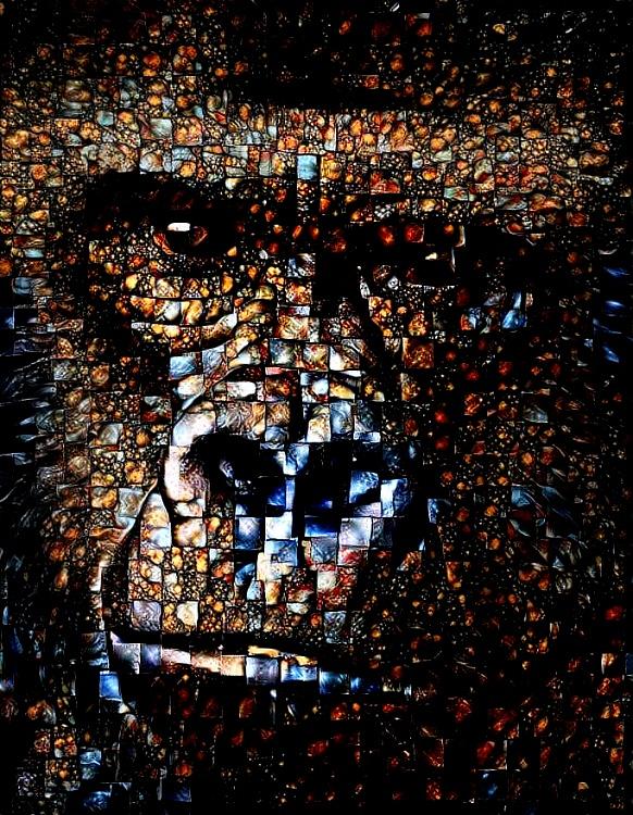 Gorilla Abstract Digital Art by Bob Smerecki