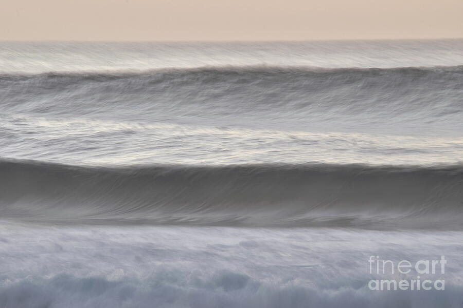Gentle Waves on a Calm Sea Photograph - Gossamer Waves of Goddess Namaka Hawaii by Debra Banks