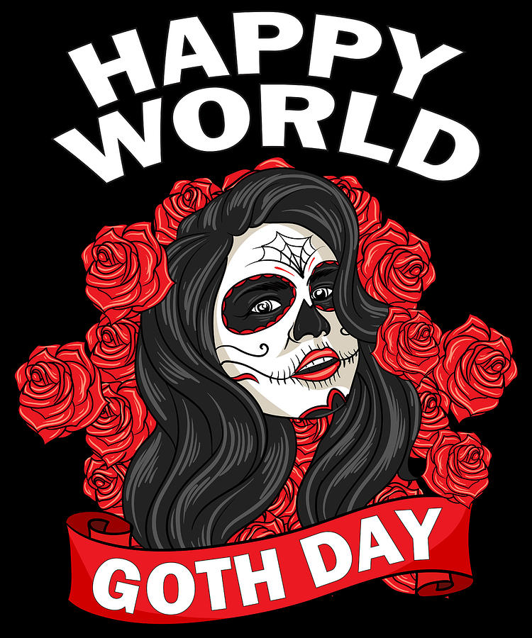 Got Gift Happy World Goth Day Drawing by Kanig Designs Fine Art America