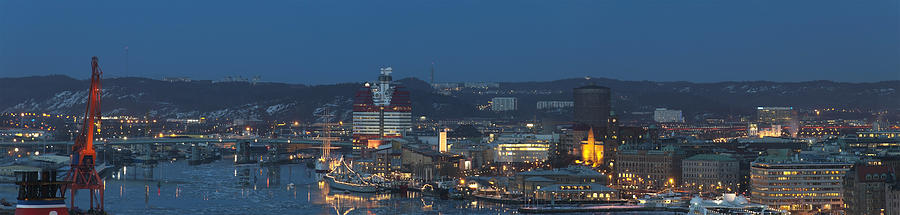 Gothenburg skyline Photograph by Martin Wahlborg