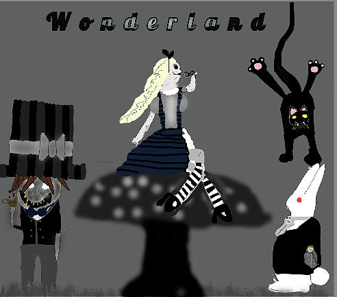 Gothic Alice and wonderland Digital Art by Sky Wasserstein - Fine Art ...