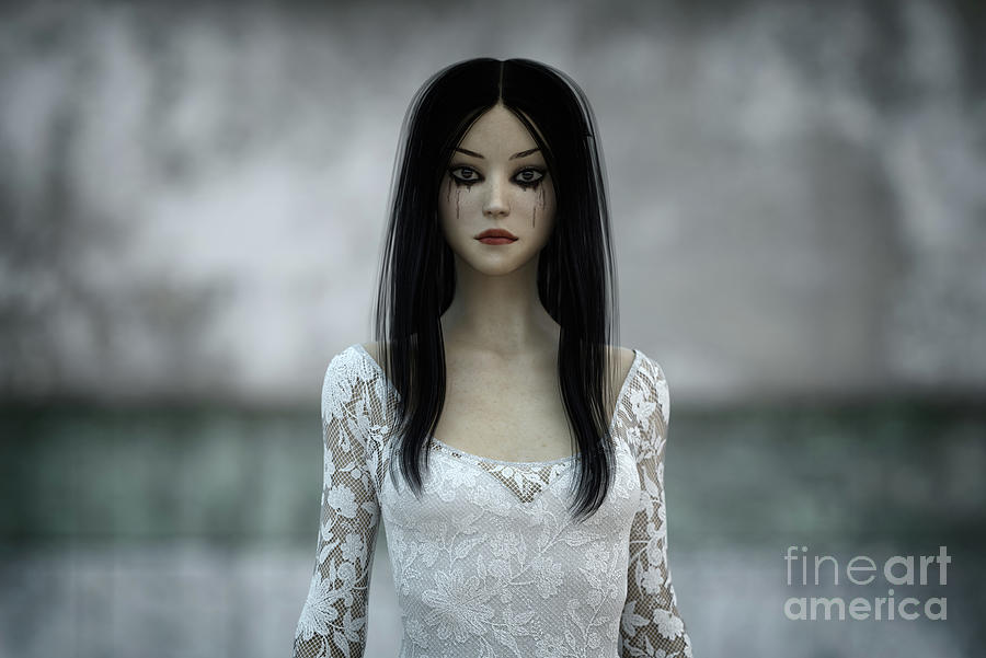 Gothic Bride Digital Art by Clayton Bastiani