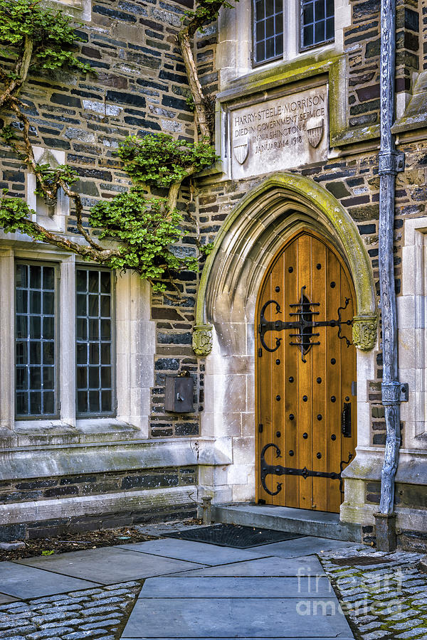 Gothic Door Princeton University Photograph by Jerry Fornarotto