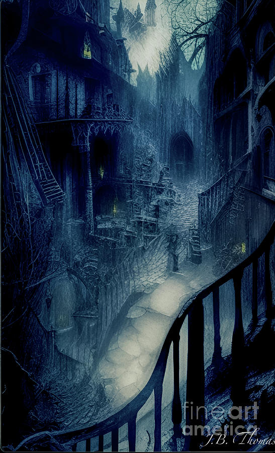 Gothic Places 1 Digital Art by JB Thomas