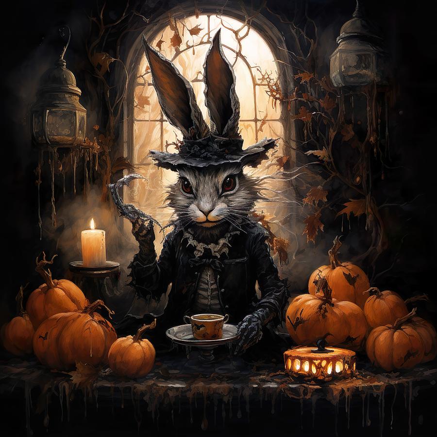 Gothic Rabbit 1 Digital Art by Miley Jade - Fine Art America