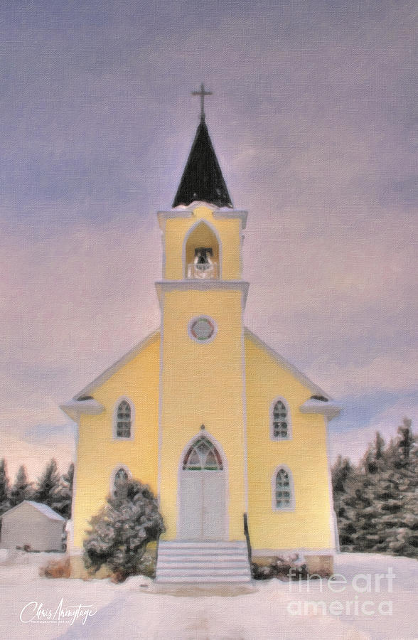 Gothic Revival Church Painting by Chris Armytage