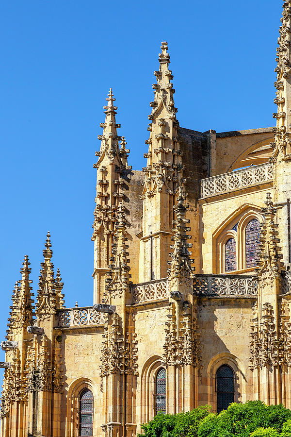 Gothic Spires of Segovia Cathedral Photograph by W Chris Fooshee