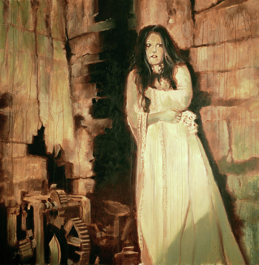 Gothicka Bride Painting by Sv Bell